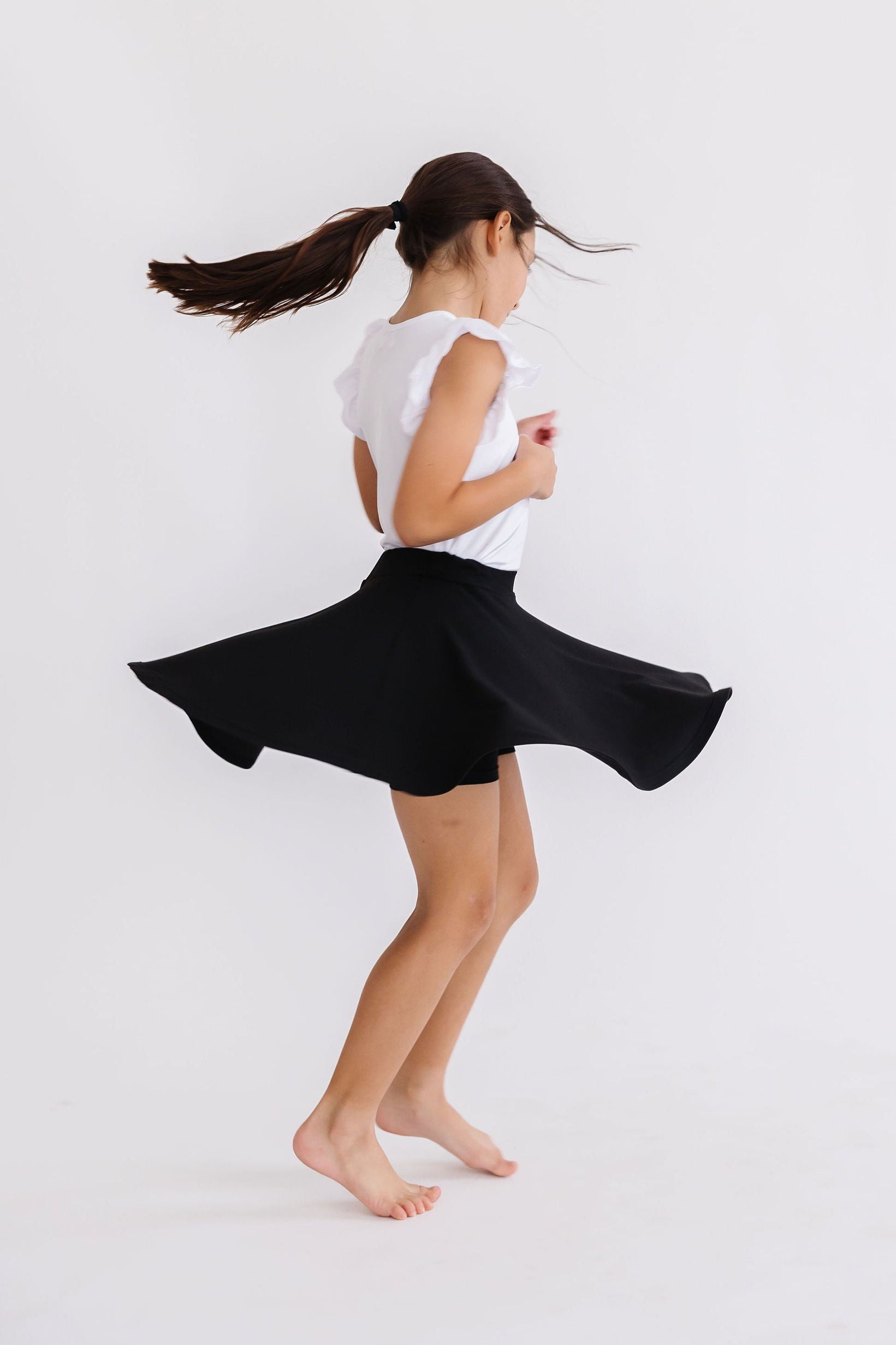 Black Twirl Skort by Mila & Rose ®