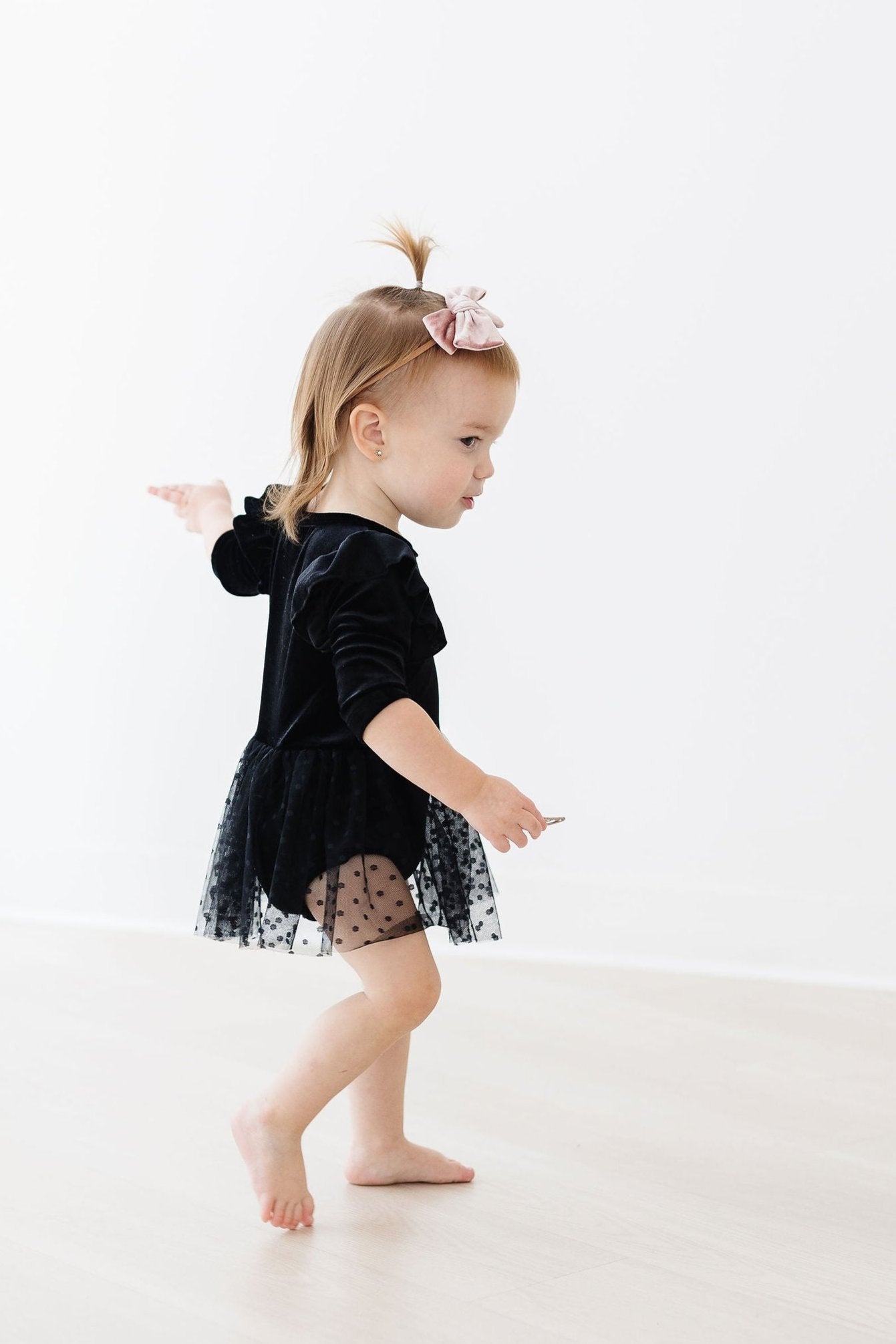 Black Velvet Tutu Bodysuit by Mila & Rose ®