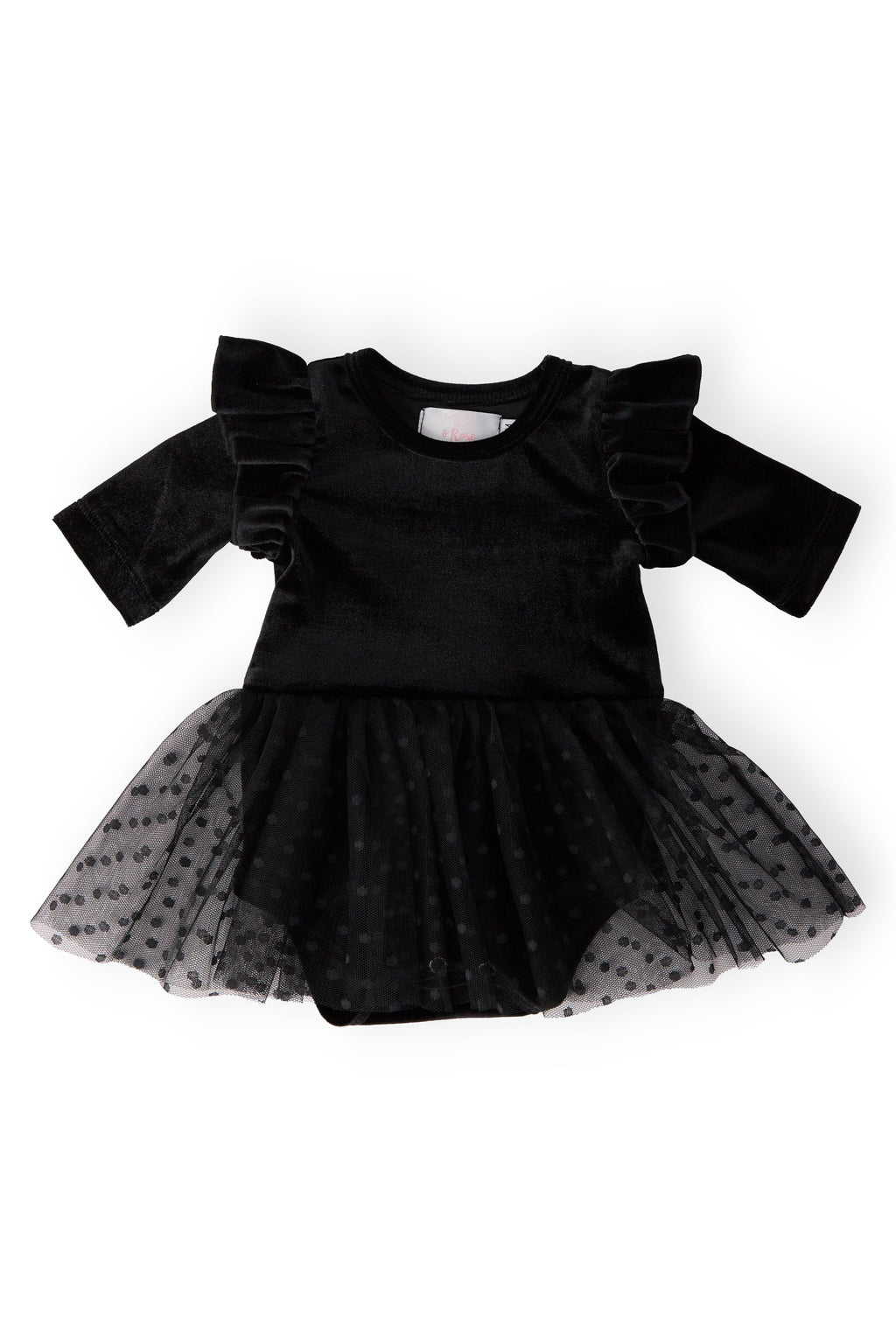 Black Velvet Tutu Bodysuit by Mila & Rose ®