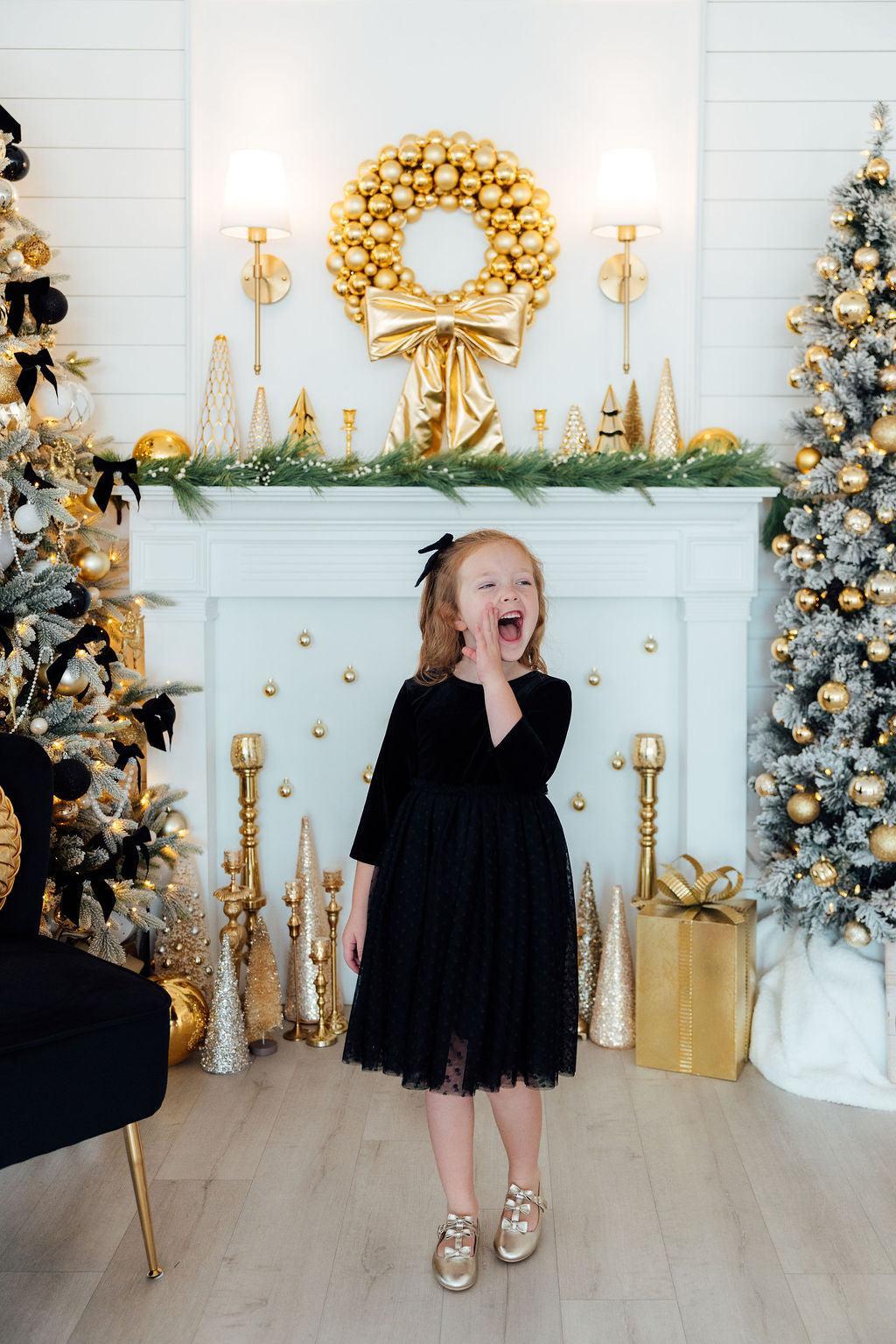 Black Velvet Tutu Dress by Mila & Rose ®