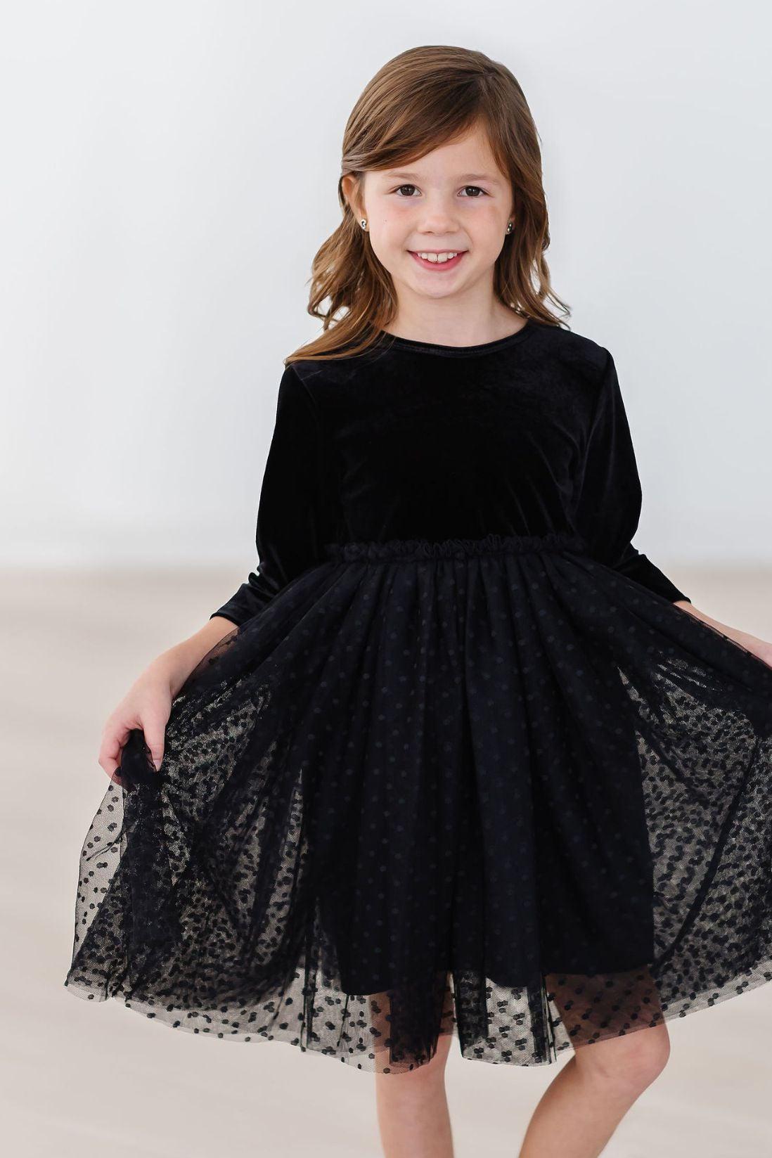 Black Velvet Tutu Dress by Mila & Rose ®