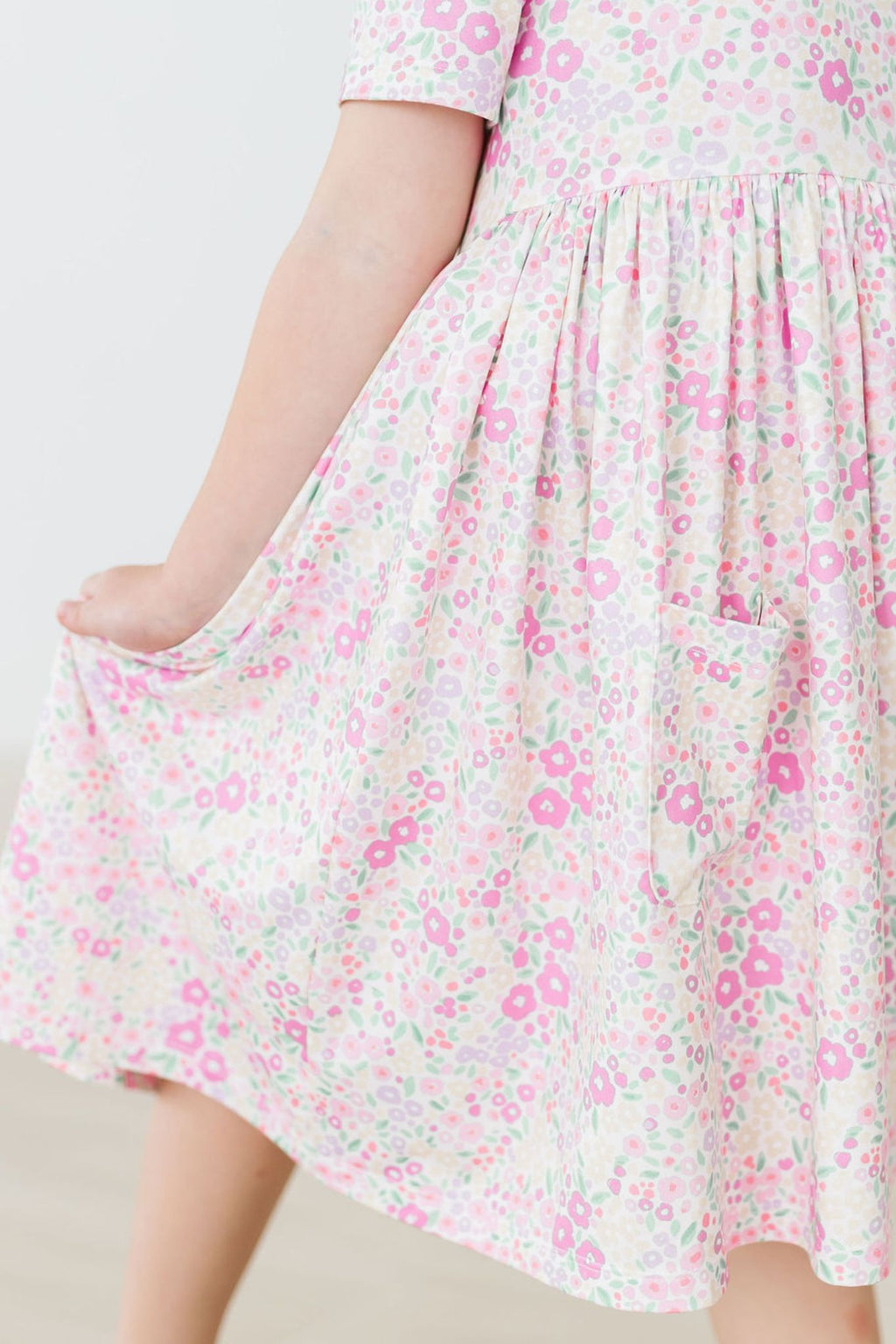 Blooming Beauty S/S Pocket Twirl Dress by Mila & Rose ®