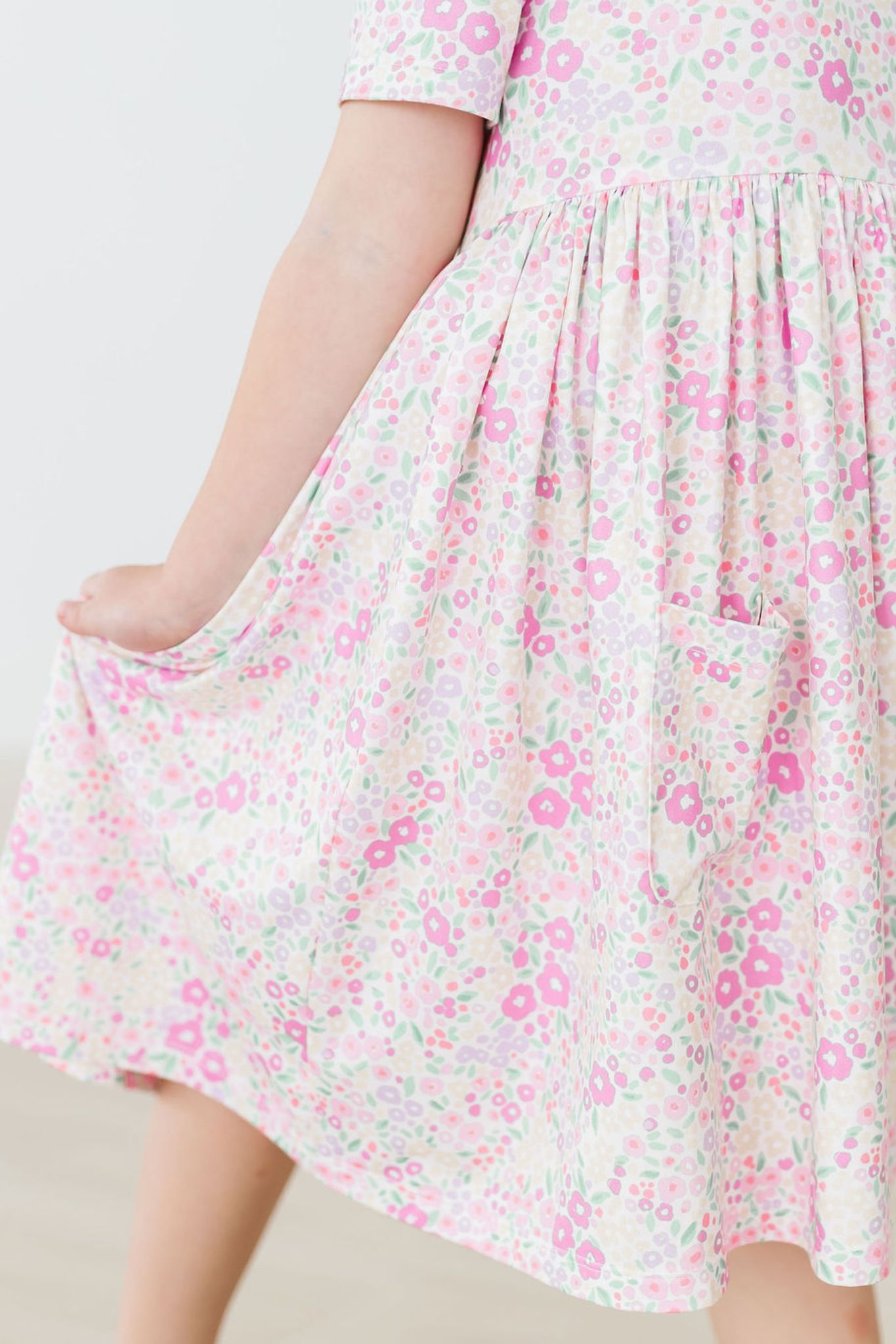 Blooming Beauty S/S Pocket Twirl Dress by Mila & Rose ®