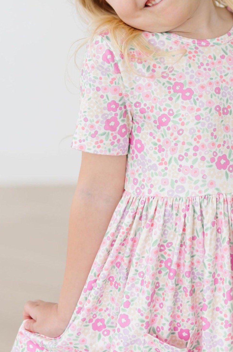 Blooming Beauty S/S Pocket Twirl Dress by Mila & Rose ®