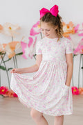 Blooming Beauty S/S Pocket Twirl Dress by Mila & Rose ®