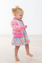 SALE Blue Retro Unicorns S/S Twirl Bodysuit by Mila & Rose ®
