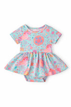 SALE Blue Retro Unicorns S/S Twirl Bodysuit by Mila & Rose ®