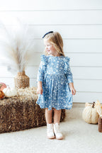 Bluebell 3/4 Sleeve Ruffle Twirl Dress by Mila & Rose ®