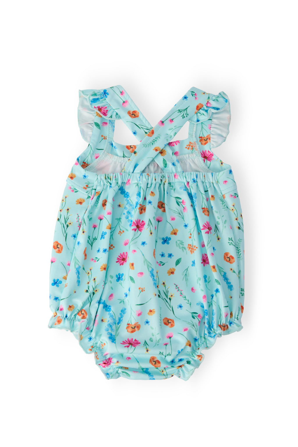 Bluebell Breeze Ruffle Cross Back Romper by Mila & Rose ®
