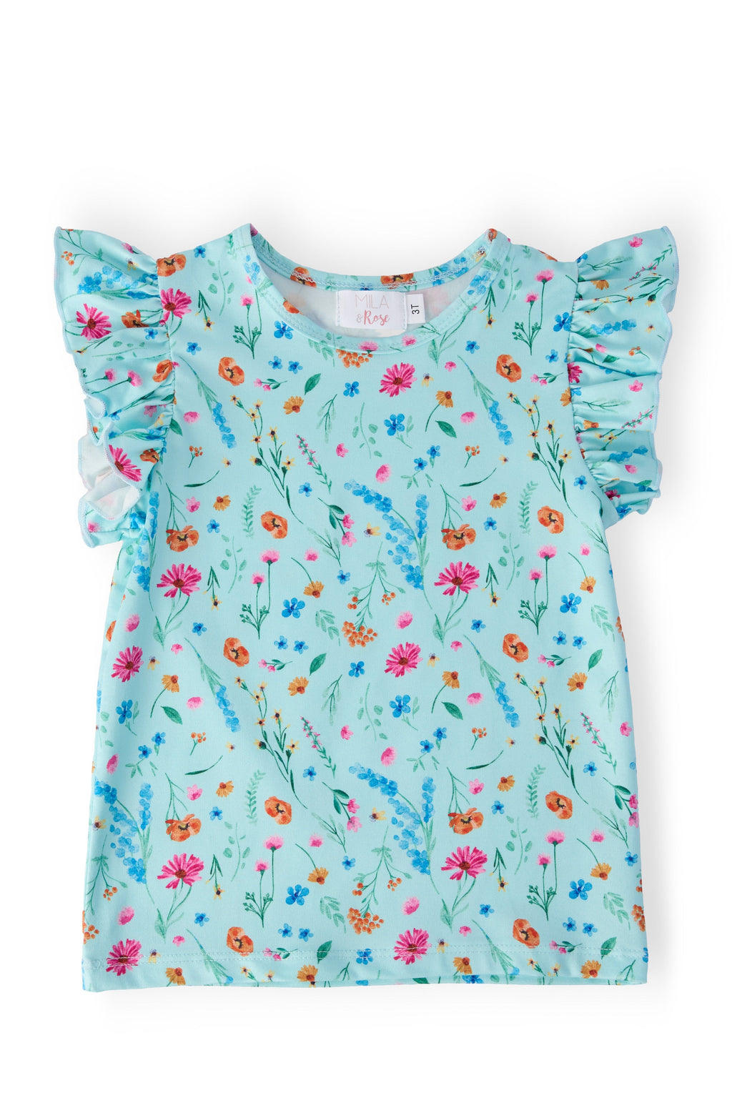 Bluebell Breeze S/S Ruffle Tee by Mila & Rose ®
