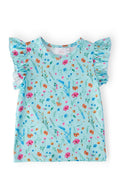 Bluebell Breeze S/S Ruffle Tee by Mila & Rose ®
