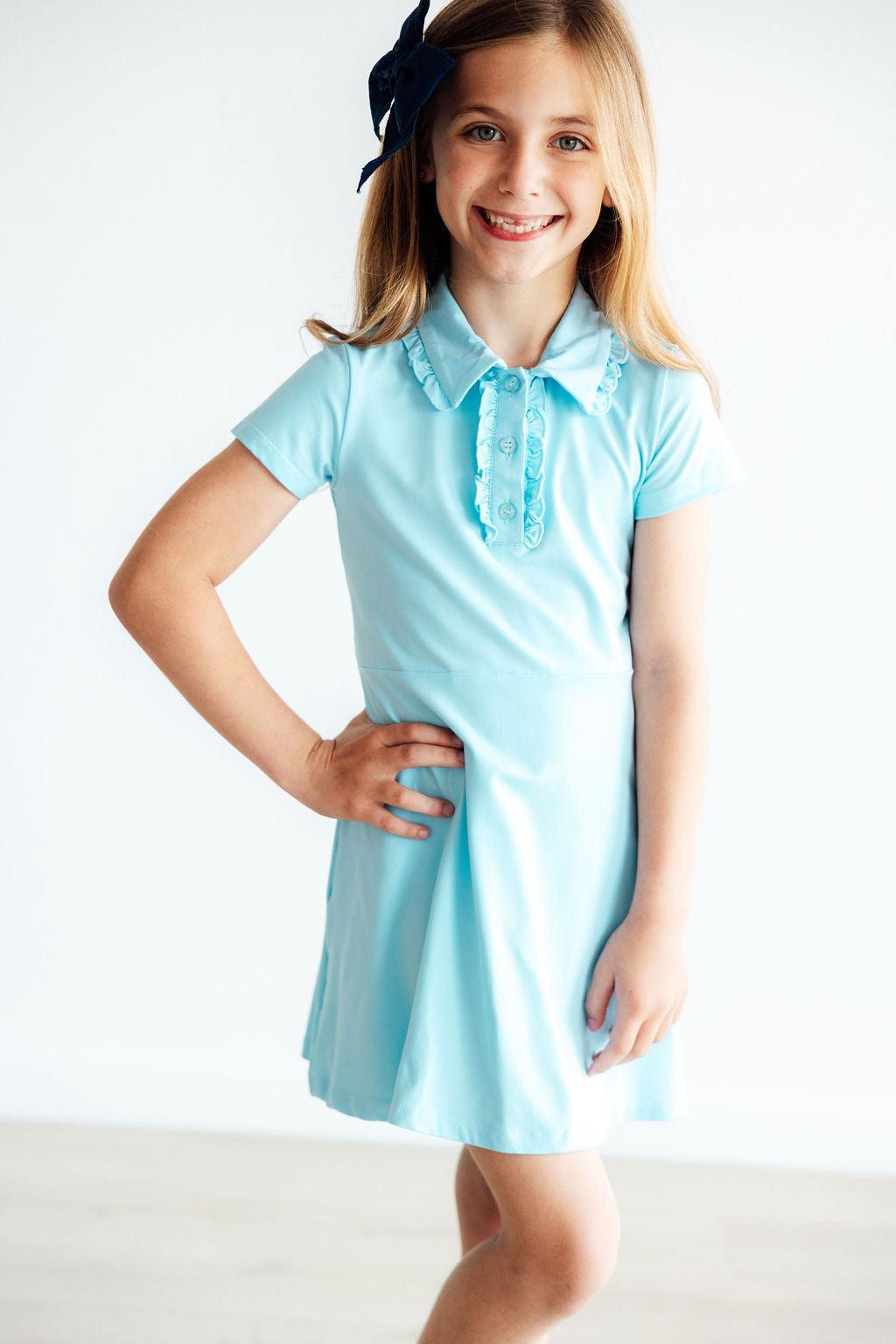 Bluebird S/S Polo Dress by Mila & Rose ®