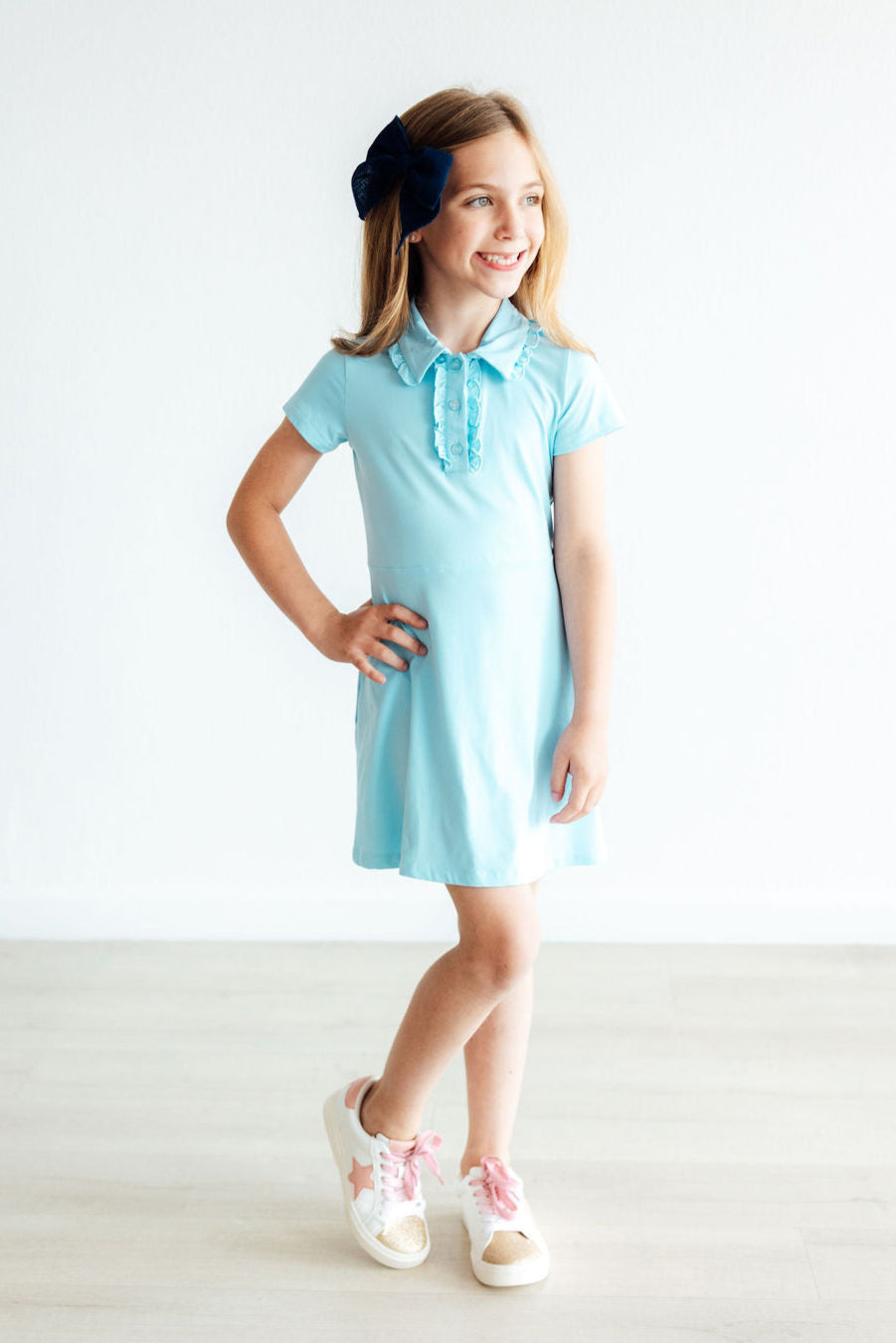 Bluebird S/S Polo Dress by Mila & Rose ®