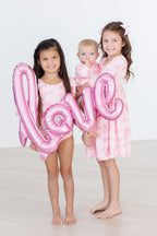 Blushing Bows 3/4 Sleeve Twirl Bodysuit by Mila & Rose ®
