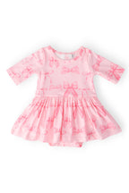 Blushing Bows 3/4 Sleeve Twirl Bodysuit by Mila & Rose ®