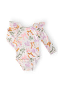 Boho Bows L/S Flutter Sleeve Leotard by Mila & Rose ®