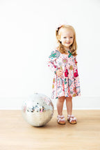 Boots & Bling L/S Pocket Twirl Dress by Mila & Rose ®