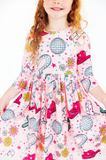 Boots & Bling L/S Pocket Twirl Dress by Mila & Rose ®