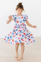 Born to Sparkle Flutter Sleeve Twirl Dress by Mila & Rose ®