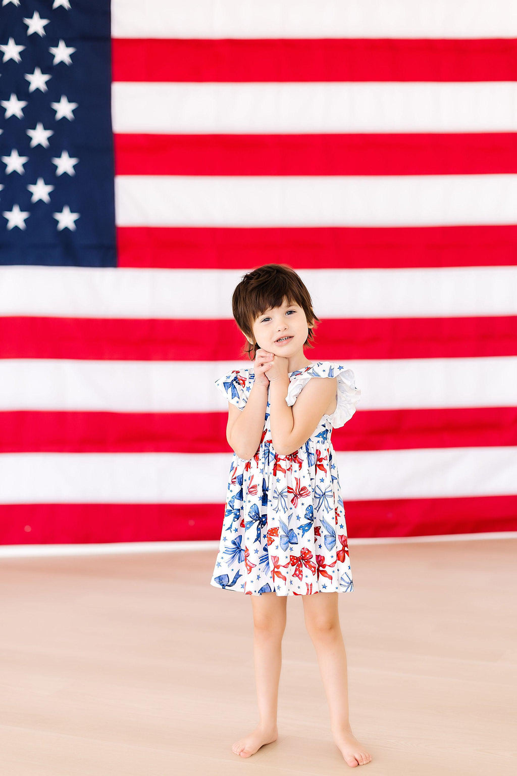 Born to Sparkle Flutter Sleeve Twirl Dress by Mila & Rose ®