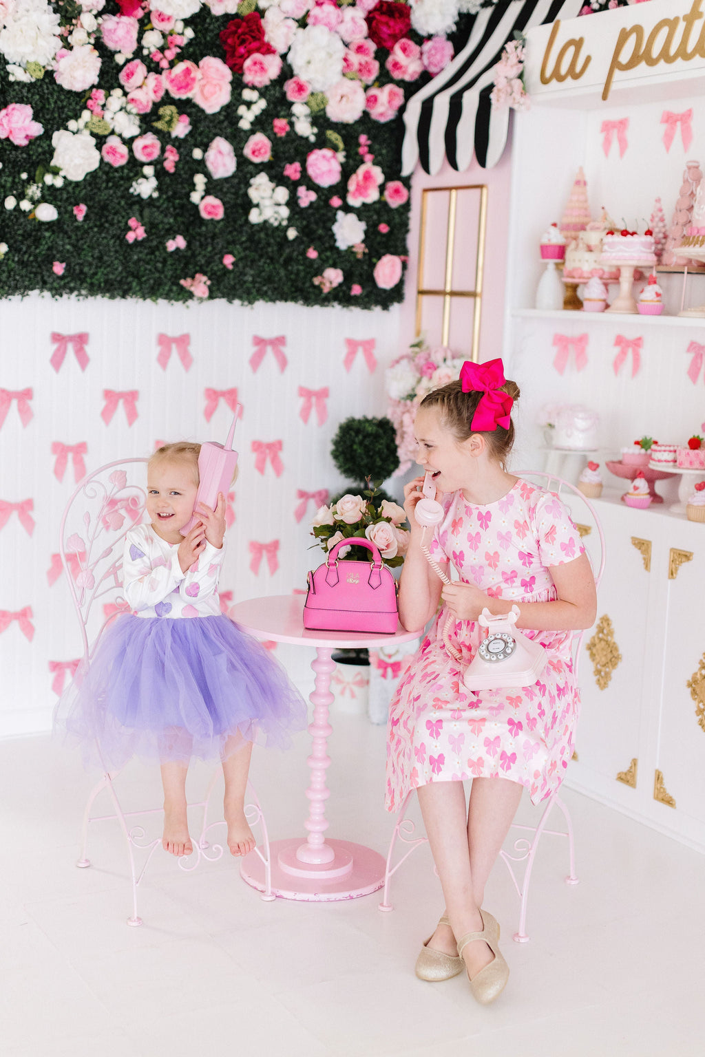 Bow Beauty S/S Pocket Twirl Dress by Mila & Rose ®
