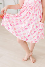 Bow Beauty S/S Pocket Twirl Dress by Mila & Rose ®