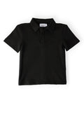 Boys Black S/S Polo by Mila & Rose ®