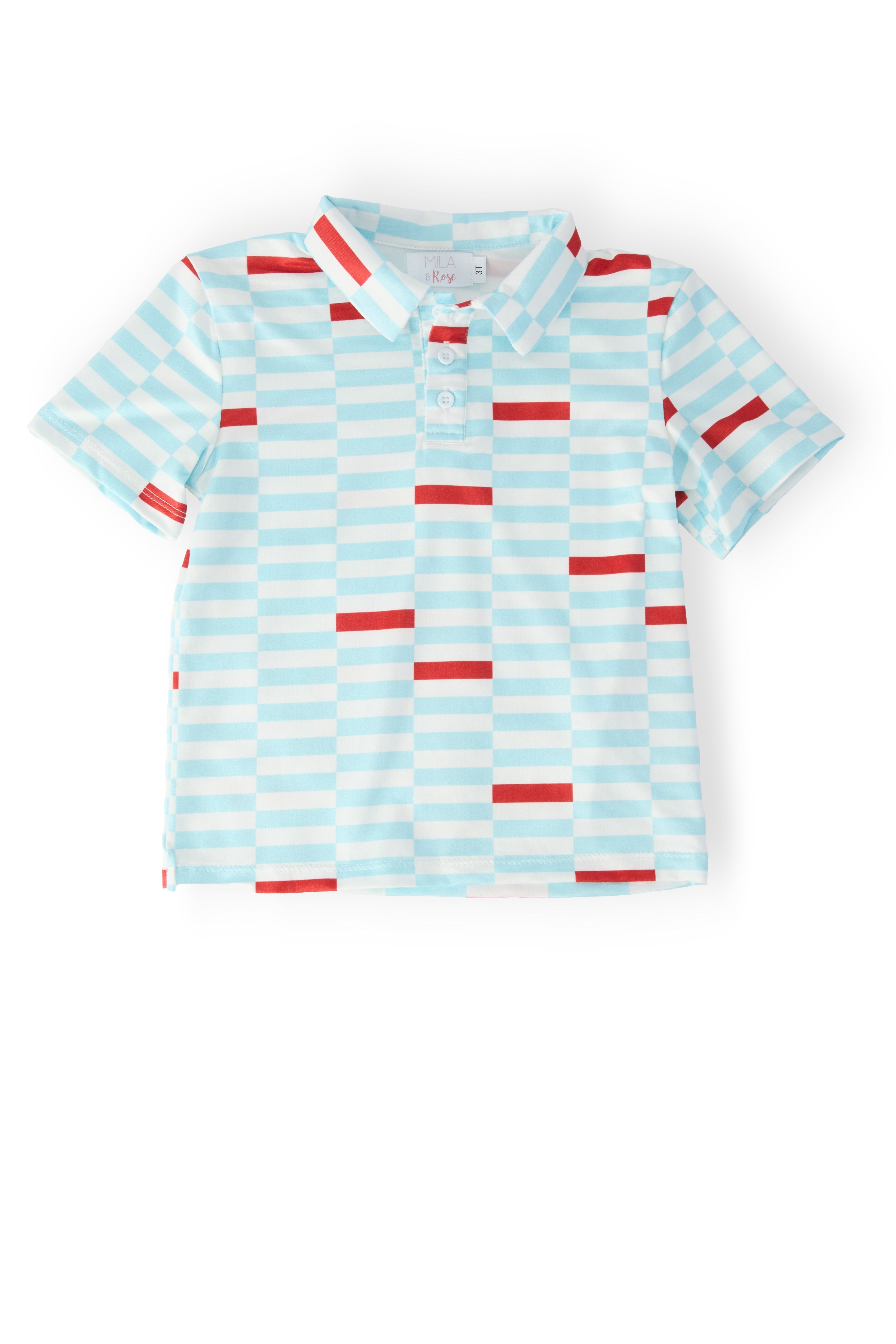 Boys Block Party S/S Polo by Mila & Rose ®