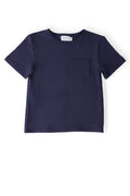 Boys Navy S/S Pocket Tee by Mila & Rose ®