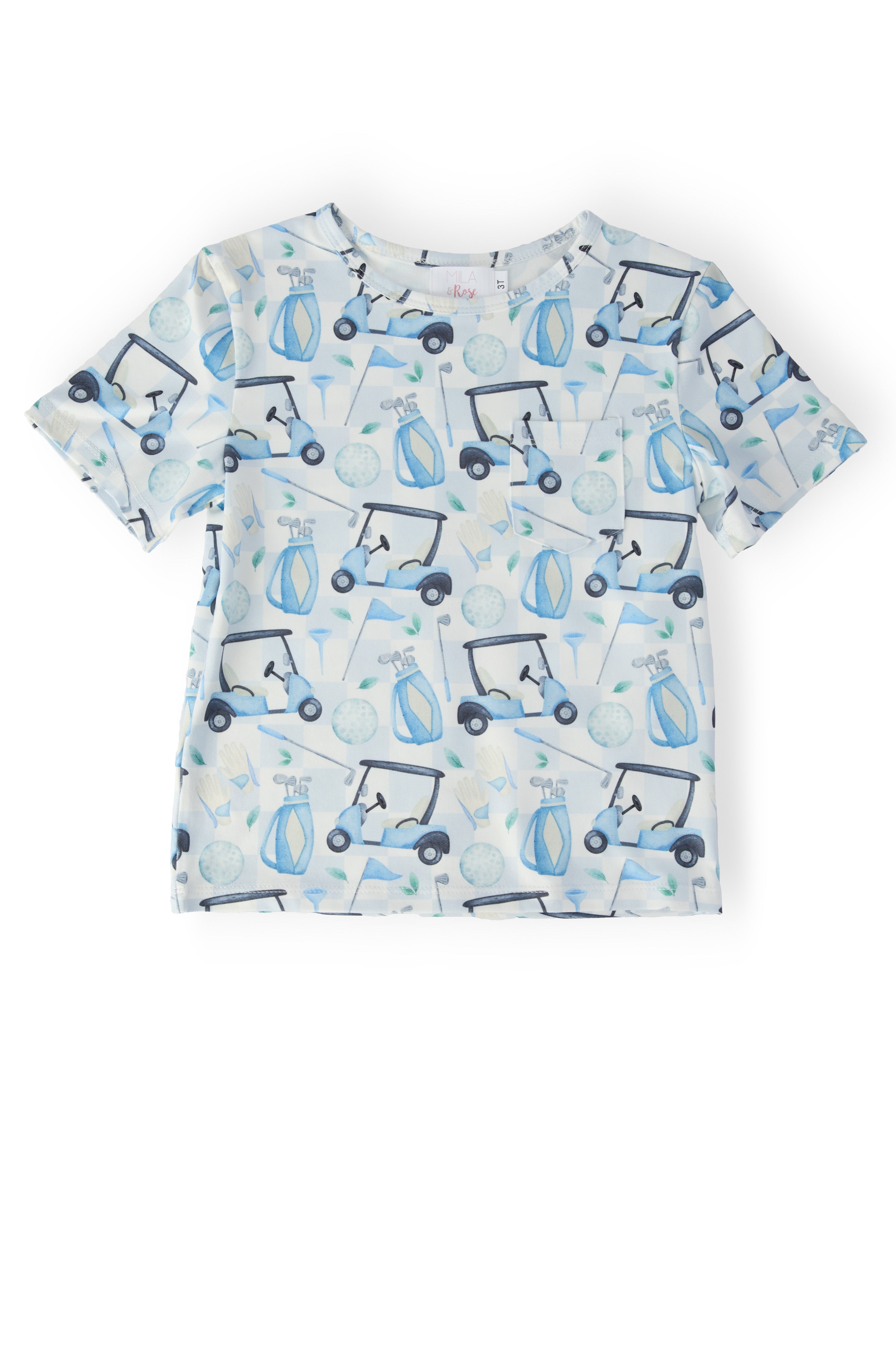 Boys Tee Time S/S Pocket Tee by Mila & Rose ®