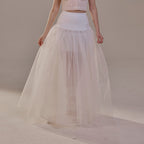 Bridal Petticoat with Corsage and Hard Net Tulle Underskirt ,Wedding Crinoline with Petticoat Netting Fabric by Bridal Port