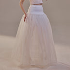 Bridal Petticoat with Corsage and Hard Net Tulle Underskirt ,Wedding Crinoline with Petticoat Netting Fabric by Bridal Port