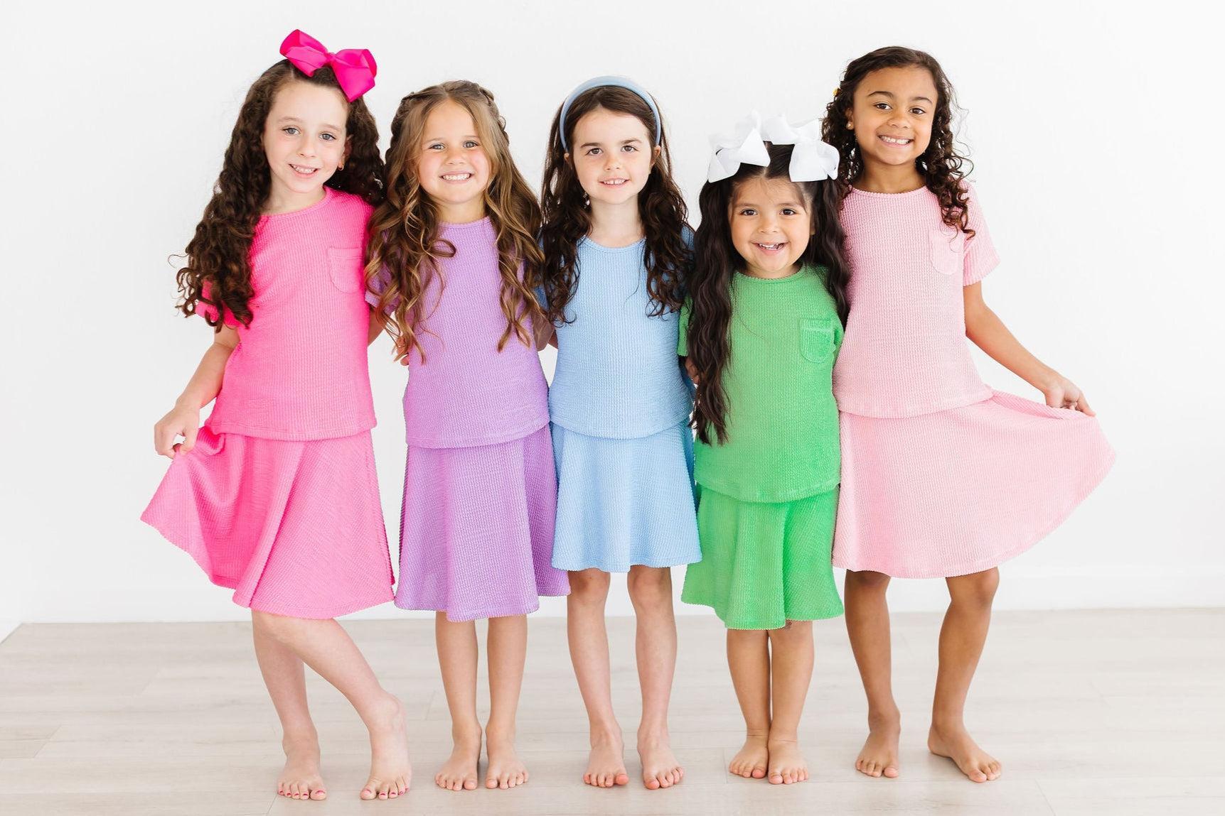 Bright Lilac Scrunchy Twirl Skort by Mila & Rose ®