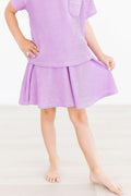 Bright Lilac Scrunchy Twirl Skort by Mila & Rose ®