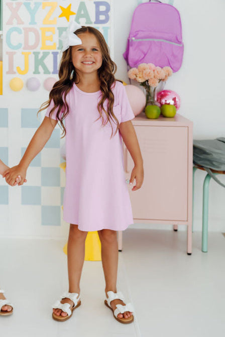 Bright Lilac T-Shirt Dress by Mila & Rose ®