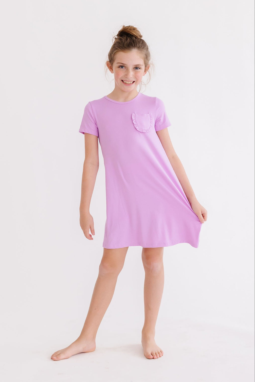 Bright Lilac T-Shirt Dress by Mila & Rose ®