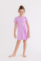 Bright Lilac T-Shirt Dress by Mila & Rose ®