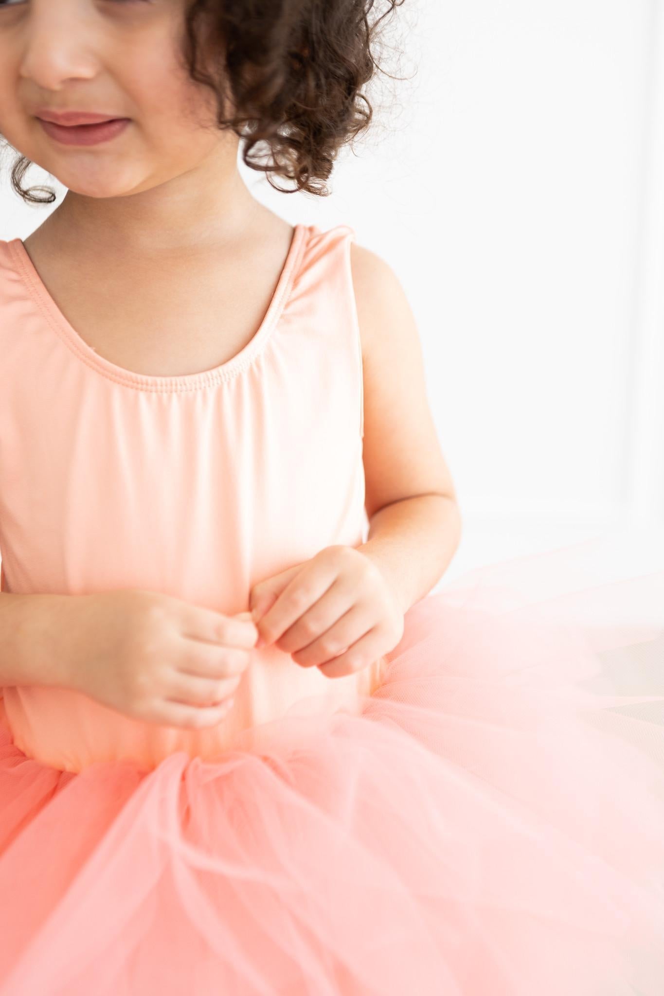 Bright Peach Tank Tutu Leotard by Mila & Rose ®