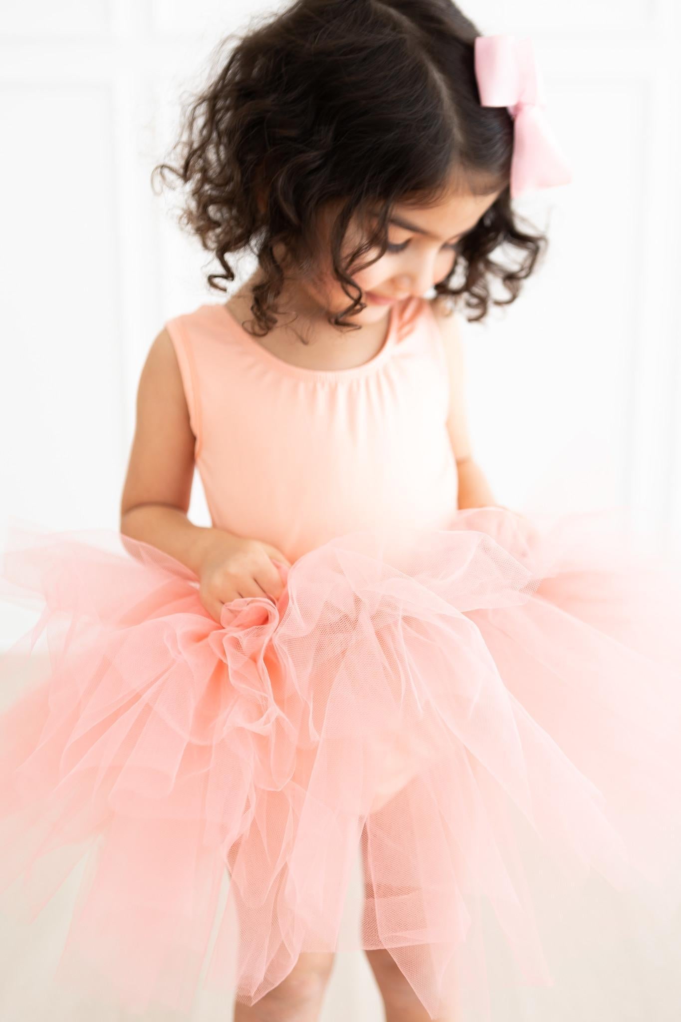 Bright Peach Tank Tutu Leotard by Mila & Rose ®