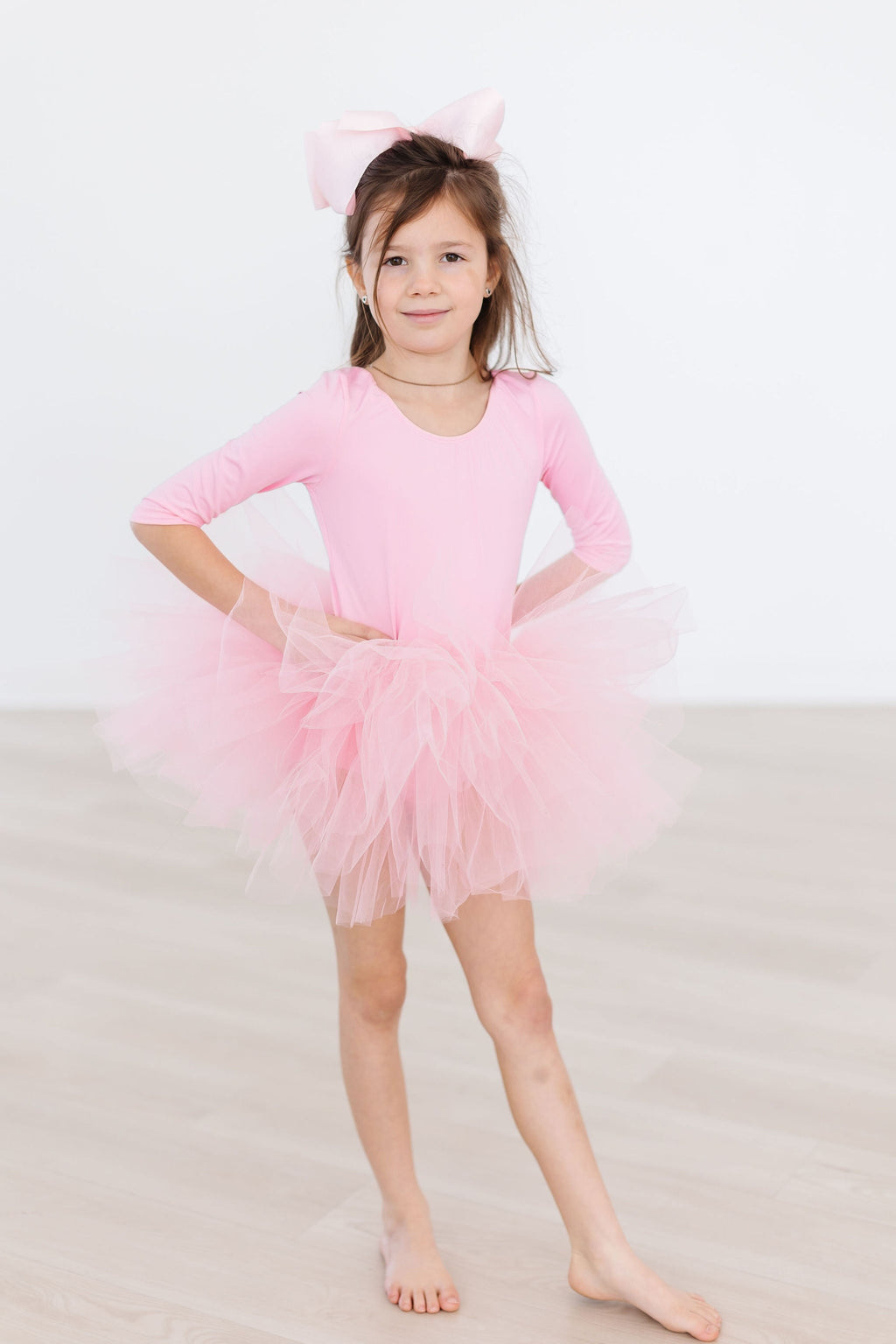 Bubblegum Pink 3/4 Tutu Leotard by Mila & Rose ®