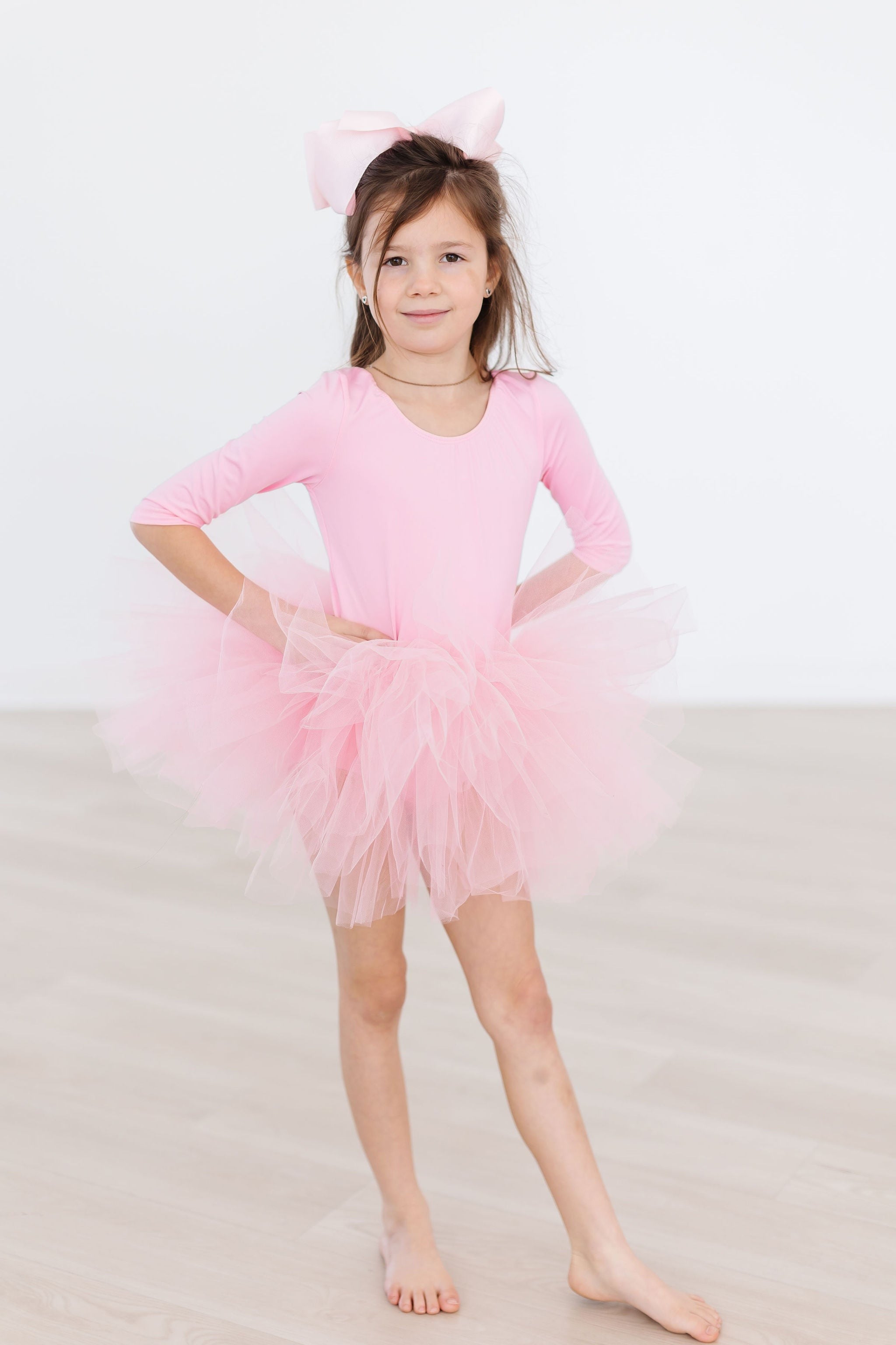 Bubblegum Pink 3/4 Tutu Leotard by Mila & Rose ®
