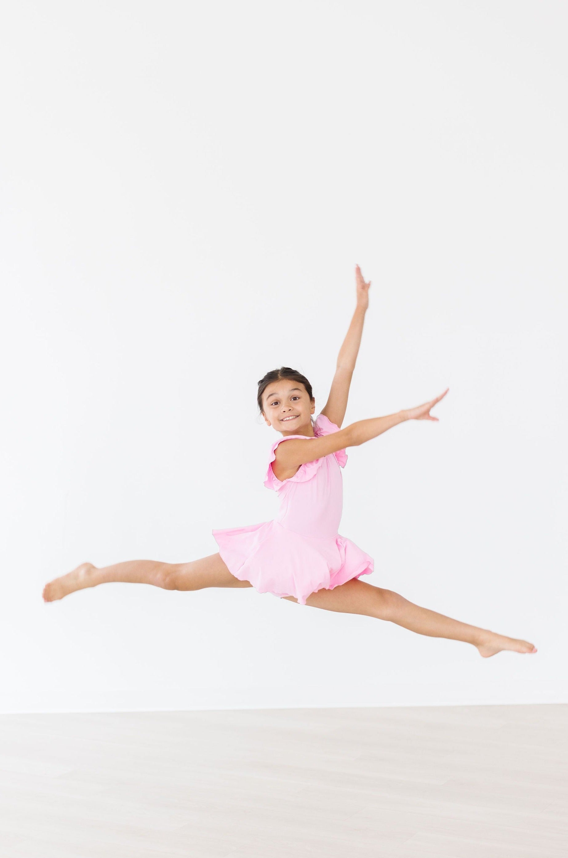 Bubblegum Pink S/S Twirl Leotard by Mila & Rose ®