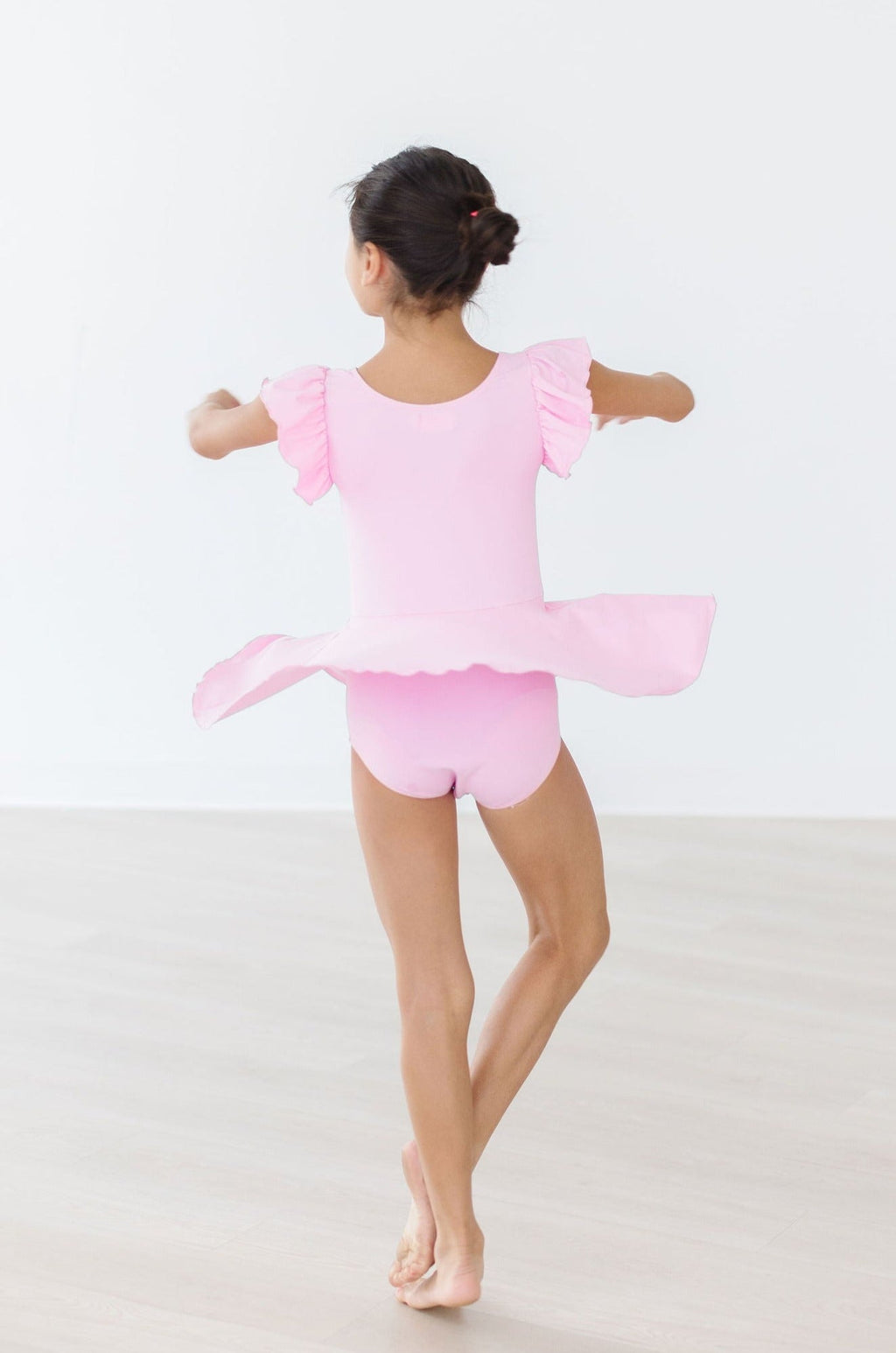 Bubblegum Pink S/S Twirl Leotard by Mila & Rose ®