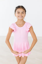 Bubblegum Pink S/S Twirl Leotard by Mila & Rose ®