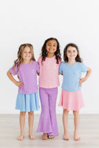 Bubblegum Pink Scrunchy Twirl Skort by Mila & Rose ®