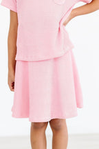 Bubblegum Pink Scrunchy Twirl Skort by Mila & Rose ®