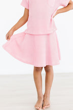 Bubblegum Pink Scrunchy Twirl Skort by Mila & Rose ®