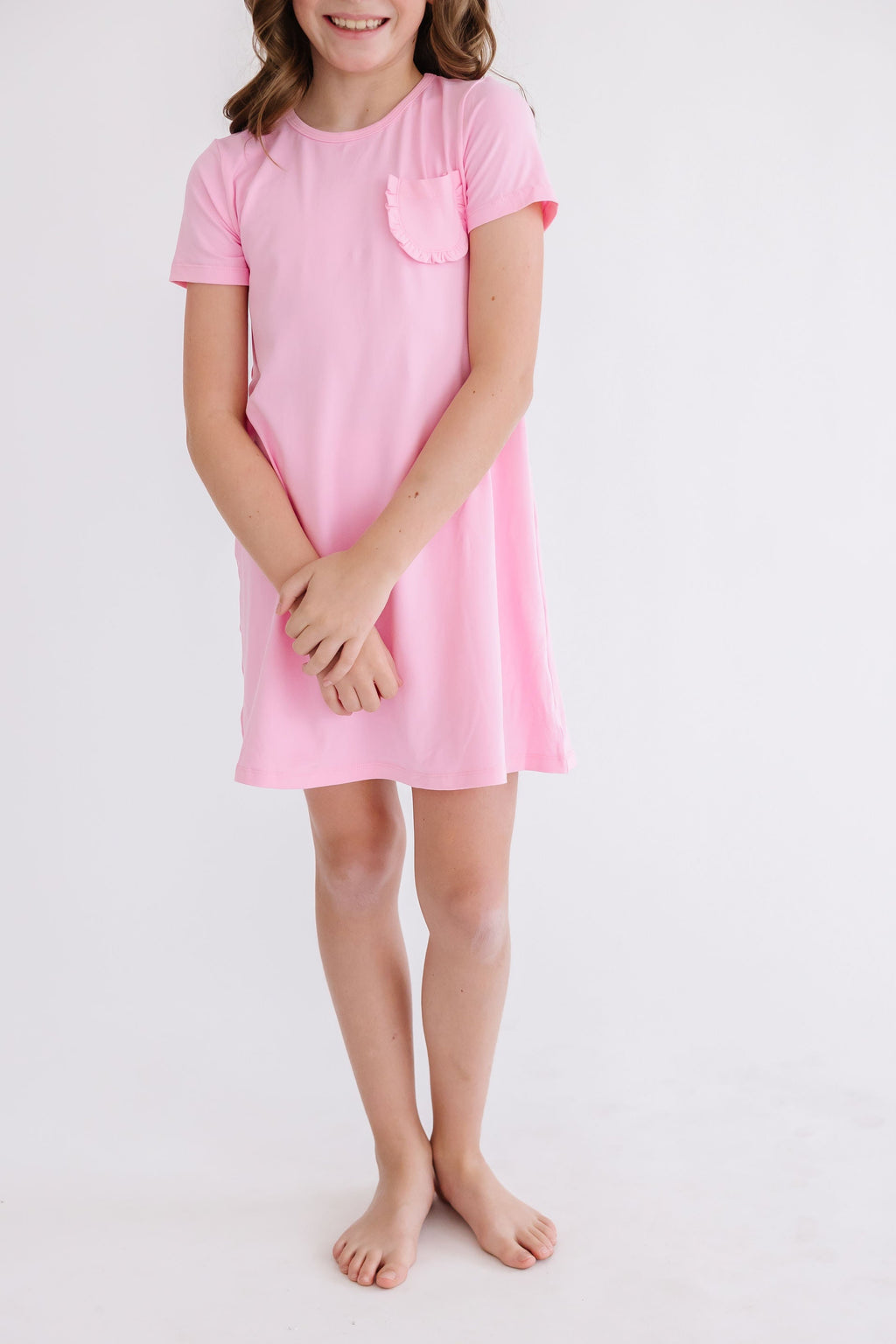 Bubblegum Pink T-Shirt Dress by Mila & Rose ®