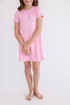 Bubblegum Pink T-Shirt Dress by Mila & Rose ®