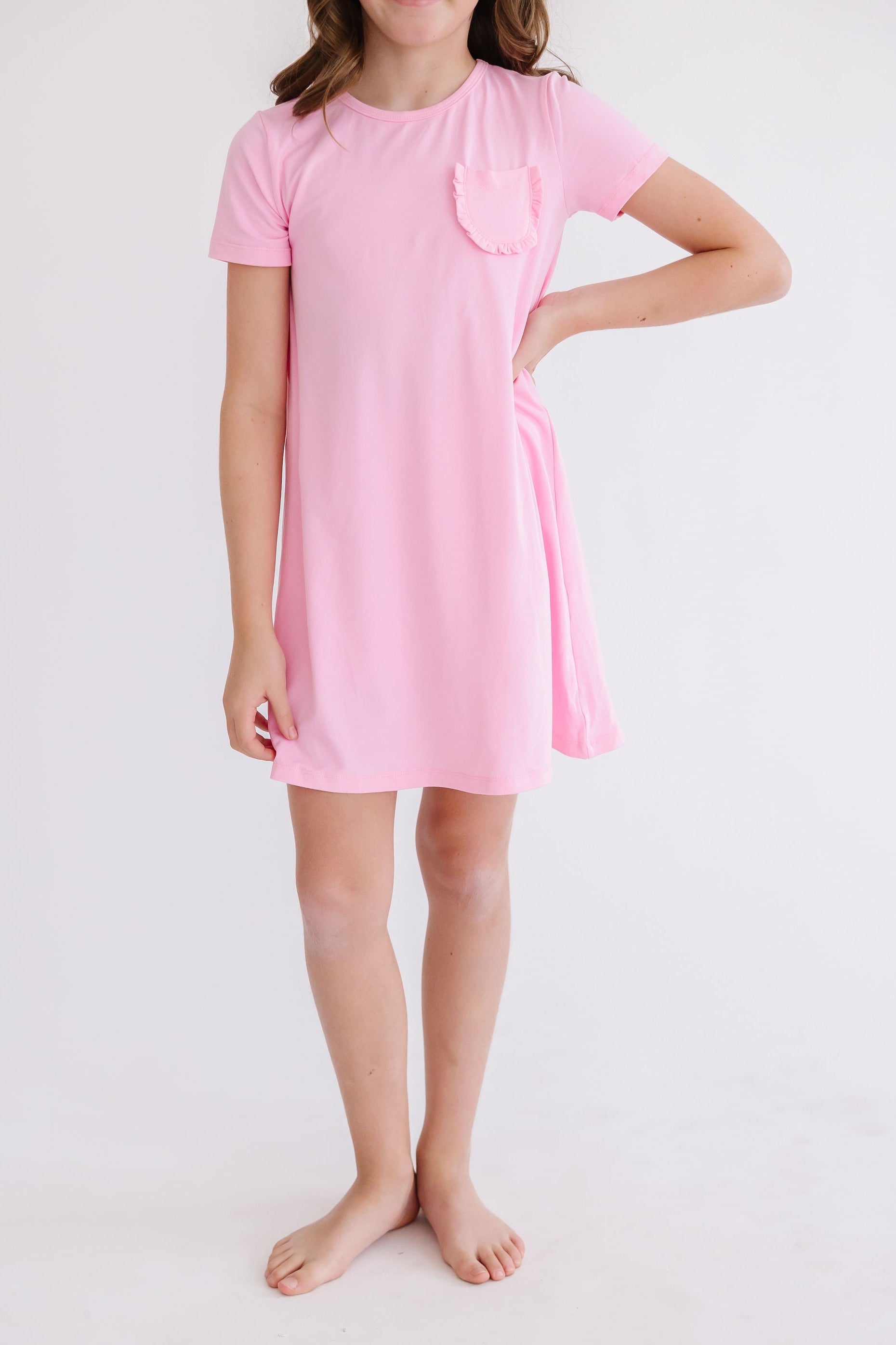 Bubblegum Pink T-Shirt Dress by Mila & Rose ®